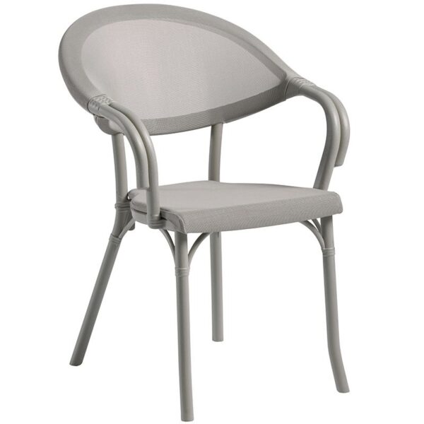 Nobis Furniture - Larrissa Taupe Outdoor Arm Chair