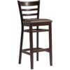 Nobis Furniture - Sheldon Medium Brown Faux Leather Bar Stool