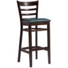 Nobis Furniture - Sheldon Medium Brown Faux Leather Bar Stool