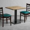 Sheldon Rustic Antique 2 Seater Dining Set