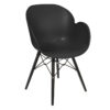 Nobis Furniture - Shoreditch Arm Chair - Black Wooden Frame