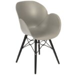 Nobis Furniture - Shoreditch Arm Chair - Black Wooden Frame