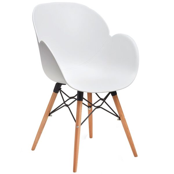Nobis Furniture - Shoreditch Arm Chair - Natural Wooden Frame