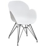 Nobis Furniture - Shoreditch Arm Chair - Black Steel Frame