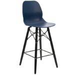 Nobis Furniture - Shoreditch Bar Stool – Black Frame 760mm Seat Height
