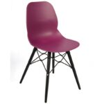 Nobis Furniture - Shoreditch Side Chair - Black Wooden Frame