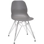 Nobis Furniture - Shoreditch Side Chair - Chrome Frame