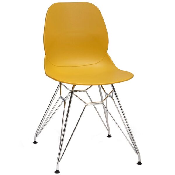 Nobis Furniture - Shoreditch Side Chair - Chrome Frame