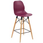 Nobis Furniture - Shoreditch Bar Stool - Natural Frame 760mm Seat Height