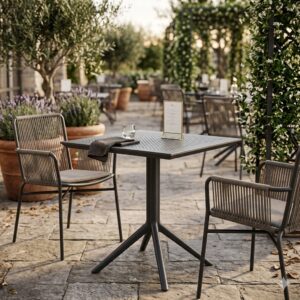 Sky Folding Outdoor Dining Table - 600mm Square