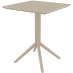 Nobis Furniture - Sky Folding Square Outdoor Dining Table - 600mm Square