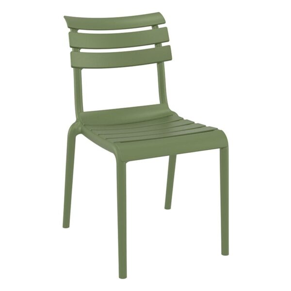 Nobis Furniture - EcoRelax Stacking Outdoor Side Chair - 4 Weather-Resistant Colours