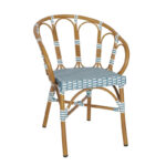 Nobis Furniture - Solent Weave Outdoor Stacking Arm Chair - Choice of Two Colours