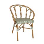 Nobis Furniture - Solent Weave Outdoor Stacking Arm Chair - Choice of Two Colours