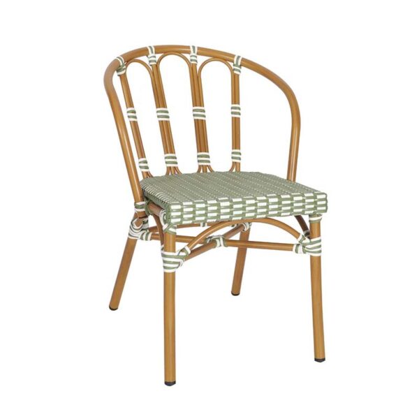 Nobis Furniture - Solent Weave Outdoor Stacking Side Chair - Choice of Two Colours