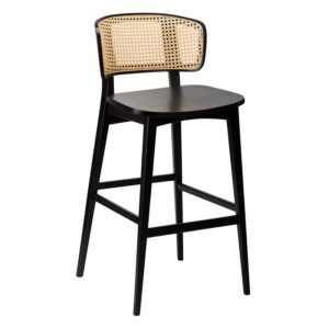 Nobis Furniture - Sophia Rattan Back Bar Stool
