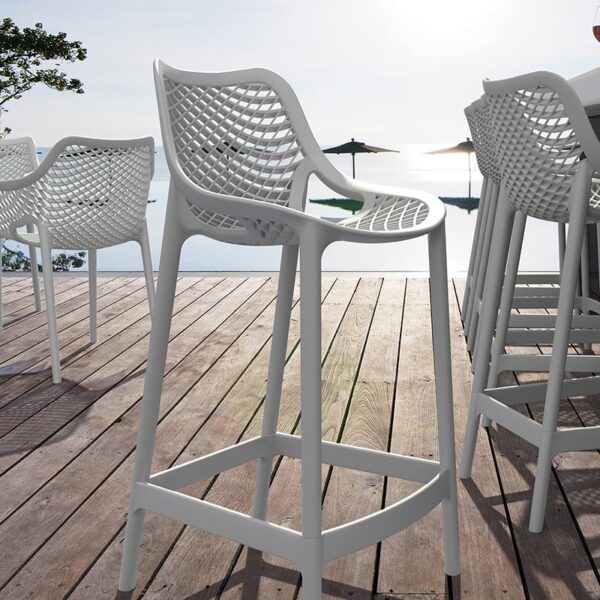 Nobis Furniture - Spring Outdoor Bar Stool - 750mm Seat Height - 7 Colours