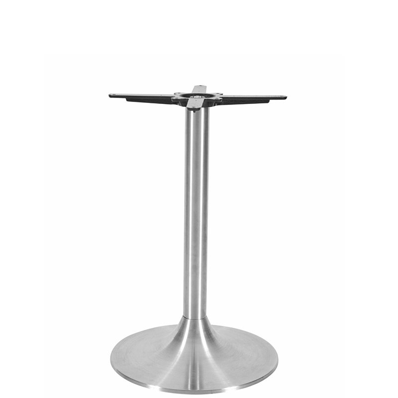 Nobis Furniture - Trumpet Large Brushed Stainless Steel Table Base