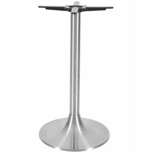 Nobis Furniture - Trumpet Large Brushed Stainless Steel Table Base