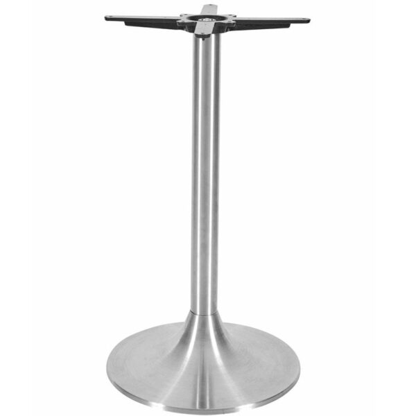 Nobis Furniture - Trumpet Large Brushed Stainless Steel Table Base