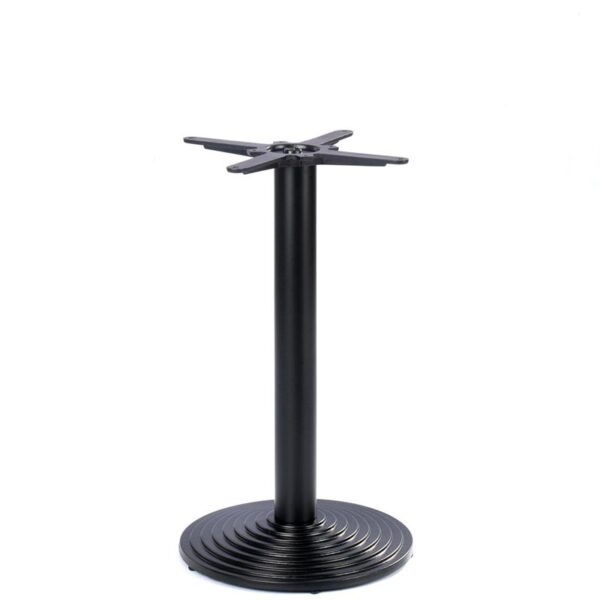 Nobis Furniture - Black Step Round Cast Iron Table Base