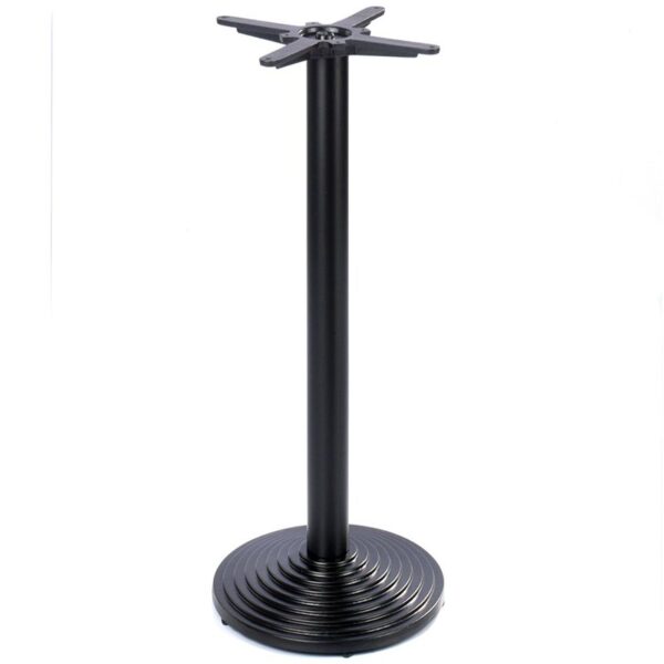 Nobis Furniture - Black Step Round Cast Iron Table Base
