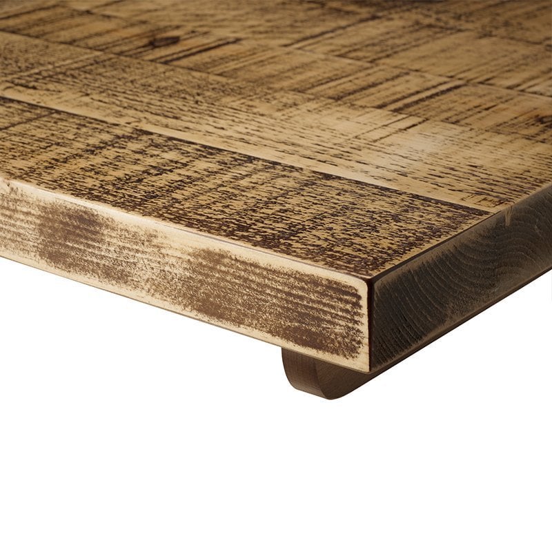 Nobis Furniture - 34mm Rustic Solid Pine  Table Top - Stripped Pine