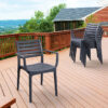 Nobis Furniture - Taylor Outdoor Stacking Arm Chair