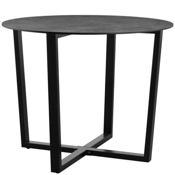 Nobis Furniture - Metallic Anthracite X Black Steel Complete Outdoor Dining Table