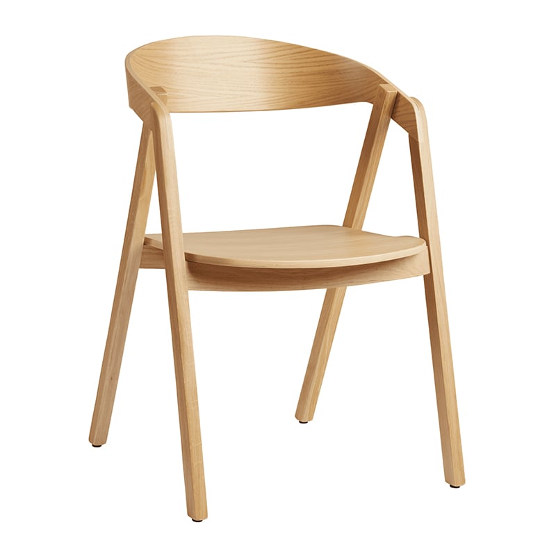Nobis Furniture - Thyra Stacking Arm Chair - Natural Oak