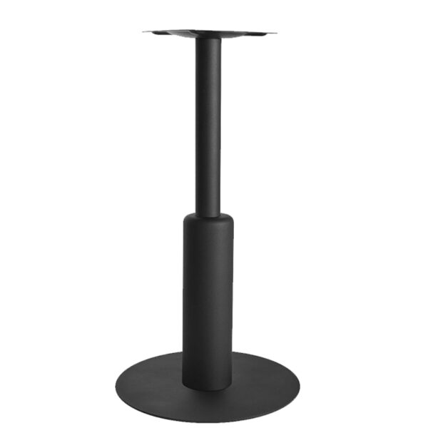 Nobis Furniture - Titan Noir Large Round Black Table Base with Black Sleeve