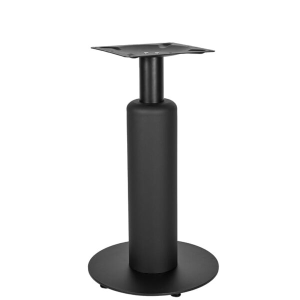 Nobis Furniture - Titan Noir Small Round Black Table Base with Black Sleeve