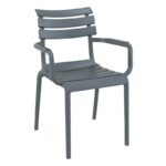 Nobis Furniture - EcoRelax Stacking Outdoor Arm Chair – 4 Modern Colours