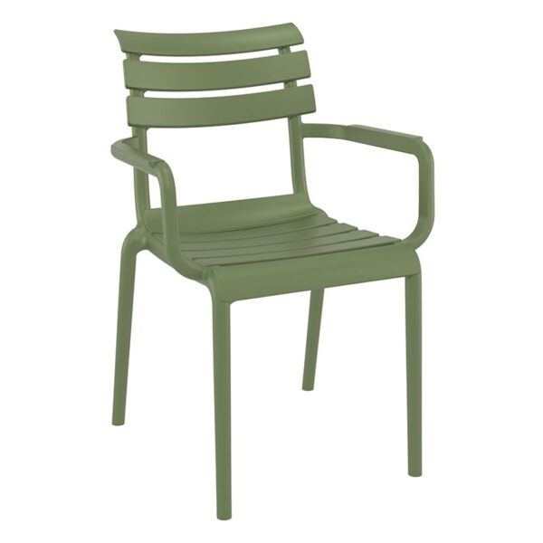 Nobis Furniture - EcoRelax Stacking Outdoor Arm Chair – 4 Modern Colours