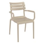 Nobis Furniture - EcoRelax Stacking Outdoor Arm Chair – 4 Modern Colours