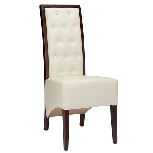 Valenza Float Button Back Side Chair - Choose Your Finish