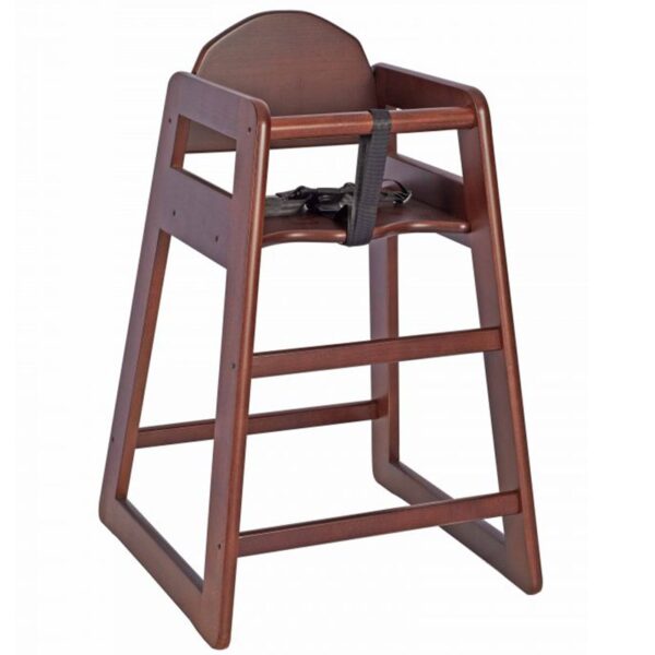 Nobis Furniture - Vana Wooden Stackable Baby High Chair Walnut