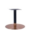 Nobis Furniture - Vello Large Round Table Base - Rose Gold - Various Heights