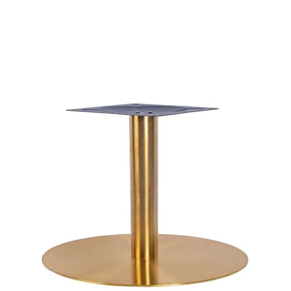 Nobis Furniture - Vello Large Round Brass Table Base - Various Heights