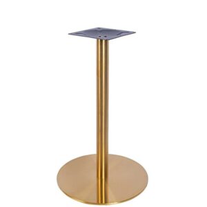 Nobis Furniture - Vello Large Round Brass Table Base - Various Heights