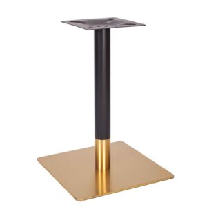Nobis Furniture - Vello Large Square Black and Brass Table Base - Various Height