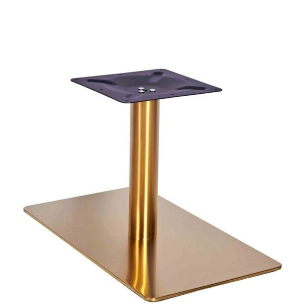 Nobis Furniture - Vello Single Pedestal Vintage Brass Table Base - Various Height