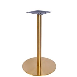Nobis Furniture - Vello Small Round Brass Table Base - Various Heights