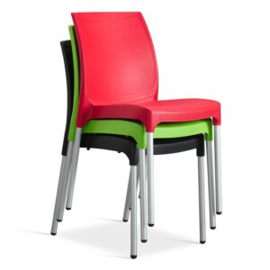 Nobis Furniture - Next Day Vibe Polypropylene Stacking Side Chair - 10 Colours