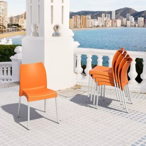 Nobis Furniture - Vida Polypropylene Stacking Side Chair - 5 Colours