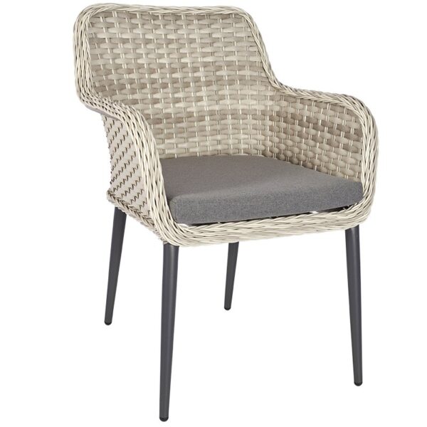 Nobis Furniture - Vita Rattan Stackable Outdoor Arm Chair