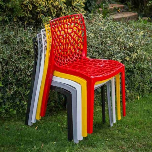 Nobis Furniture - Next Day Zesi Stacking Outdoor Side Chair - Choice of 8 Bold Colours