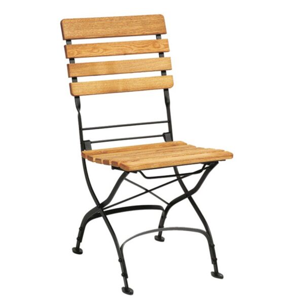 Nobis Furniture - Arch Wrought Iron Outdoor Folding Side Chair