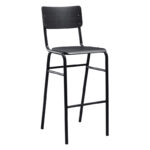 Nobis Furniture - Tavo Stacking Bar Stool - Wooden Seat & Back