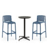 Nobis Furniture - Next Day Blink Bar Chair with Cuba Outdoor Poseur Set - 2 Seater Set